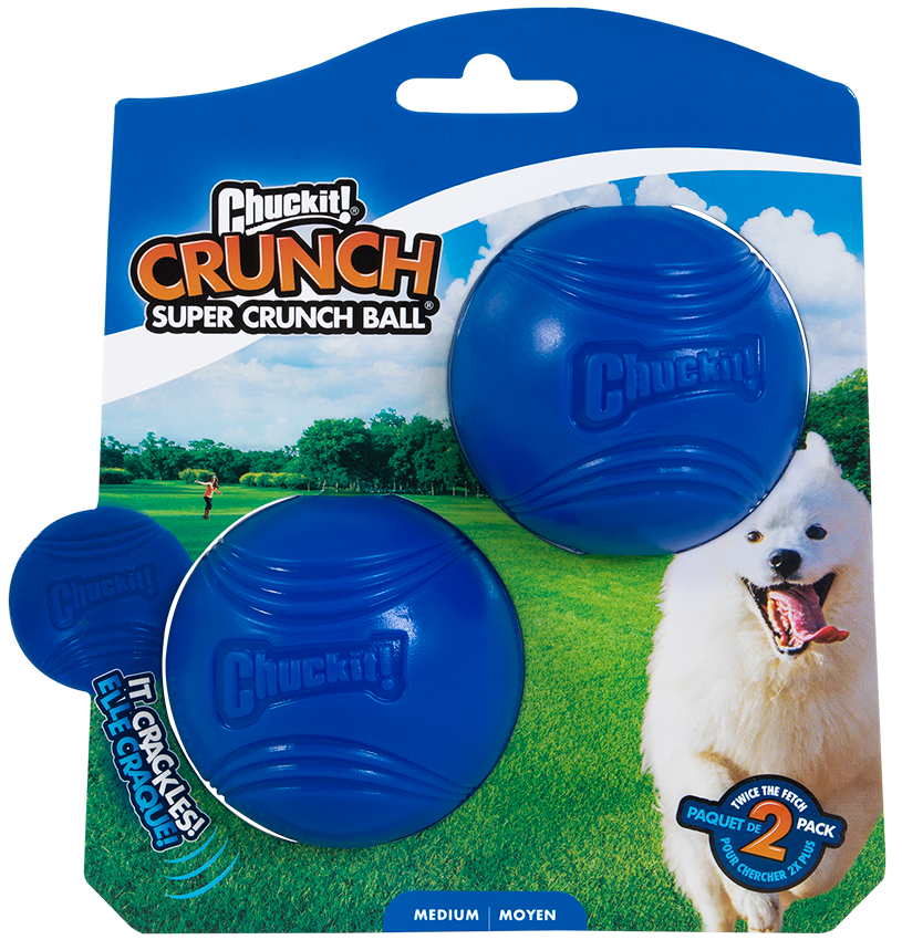 CHUCKIT SUPER CRUNCH BALL 2P 2ST