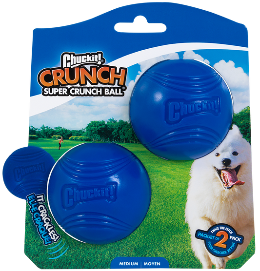CHUCKIT SUPER CRUNCH BALL 2P 2ST
