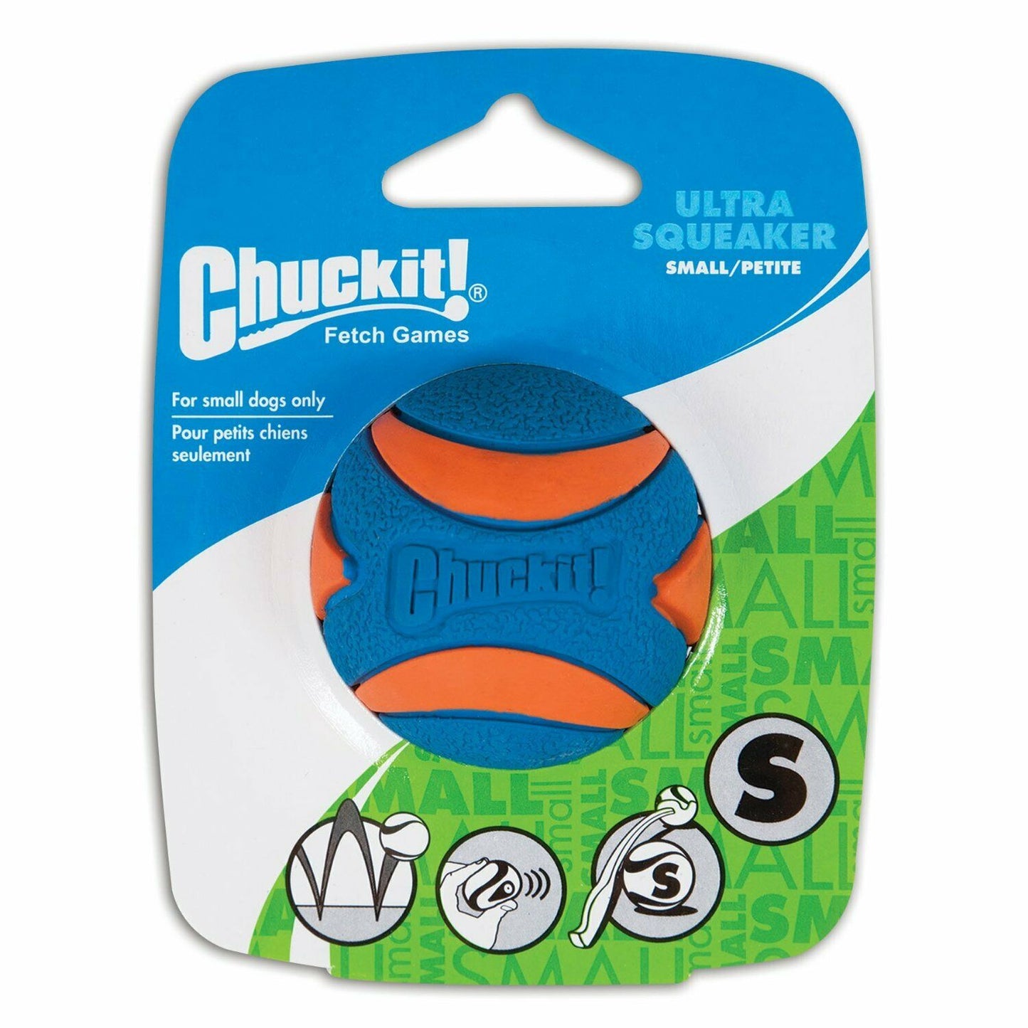 CHUCKIT ULTRA SQUEAKER BALL S1ST