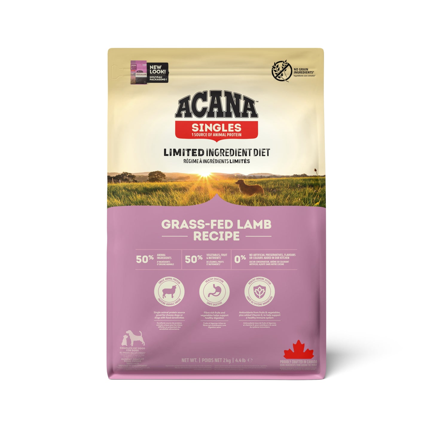 ACANA SINGLES GRASS-FED LAMB 2KG