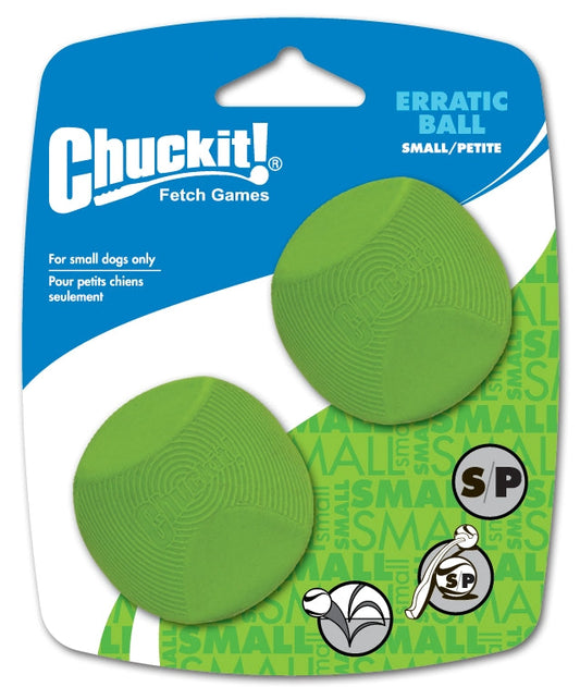 CHUCKIT ERRATIC BALL S 2P 2ST