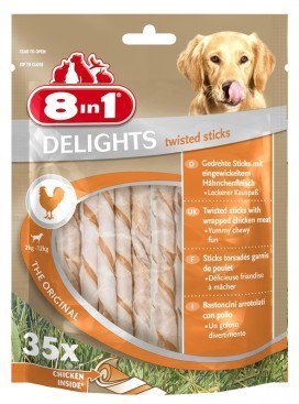 8IN1 DELIGHTS CHKN TWIST STICKS 35ST