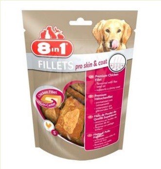 8IN1 FILLETS PRO SKIN&COAT 80GR