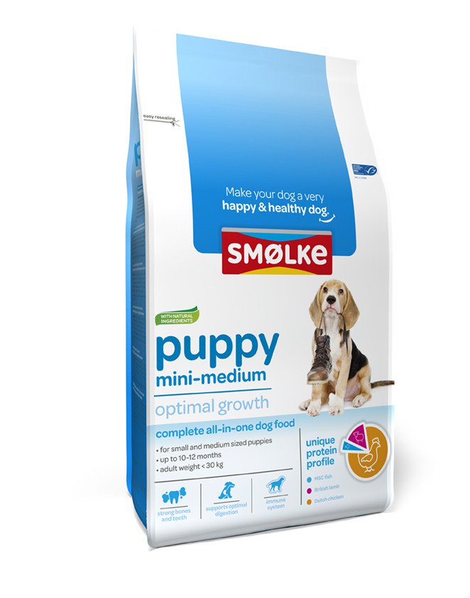 SMOLKE HOND PUPPY MINI/MEDIUM 12KG
