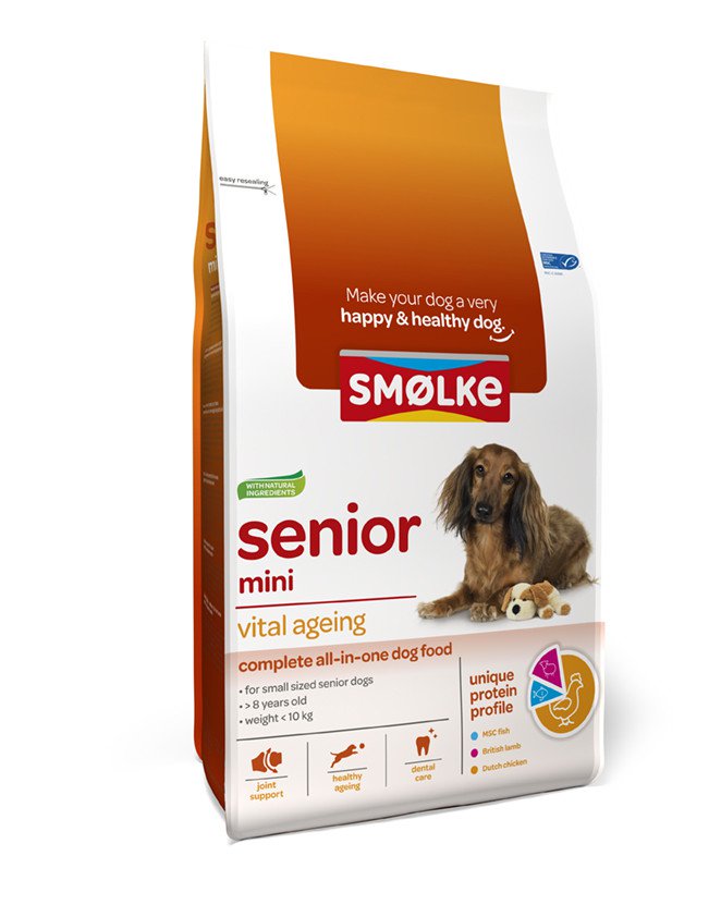 SMOLKE HOND SENIOR MINI 3KG