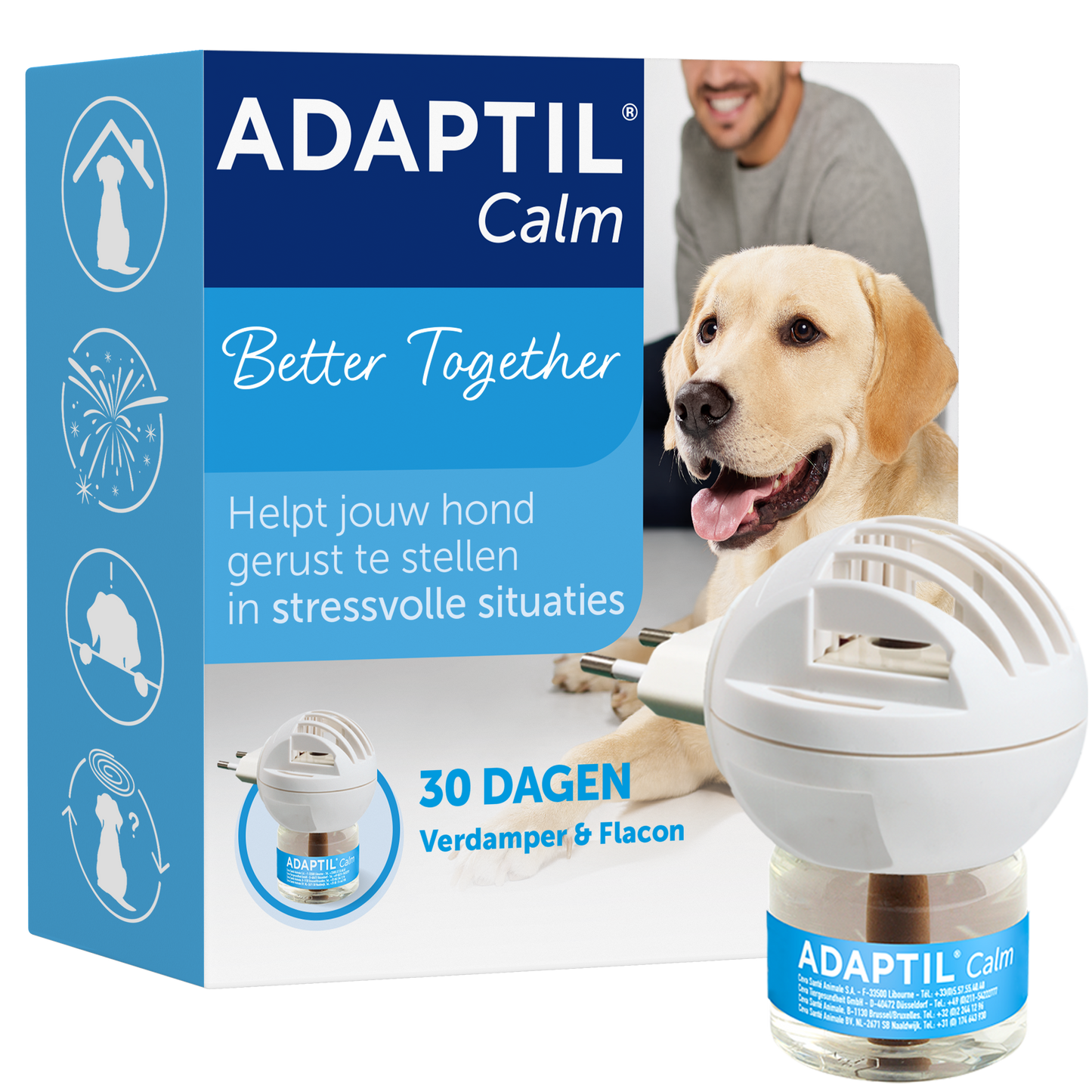 ADAPTIL CALM VERDAMPER+NAVULFLCN 48ML