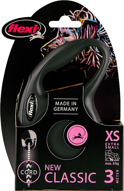 FLEXI ROLN CLS CORD XS ZWART 3M 1ST