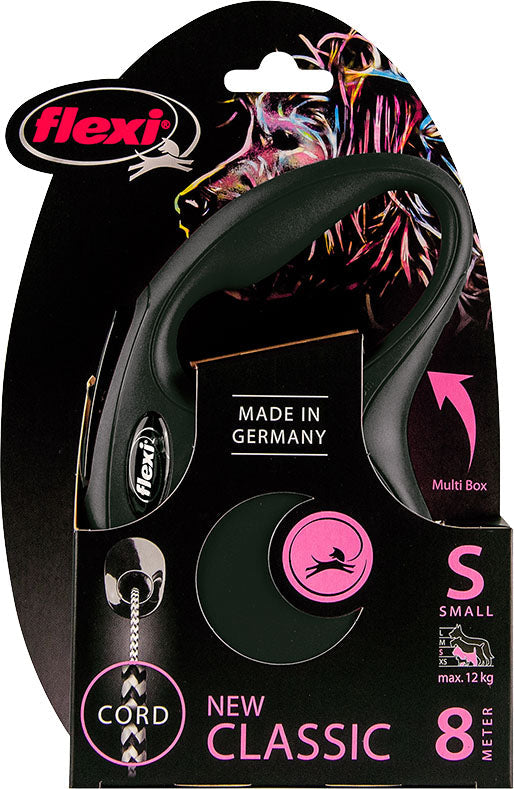 FLEXI ROLN CLS CORD S ZWART 8M 1ST