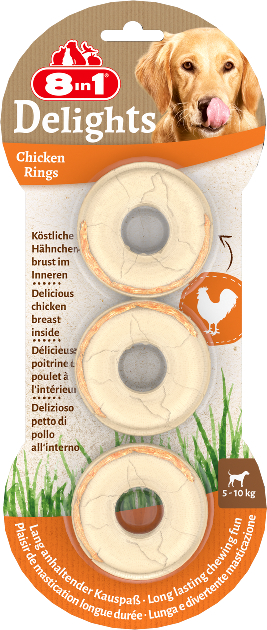 8IN1 DELIGHTS CHKN RINGS 3ST