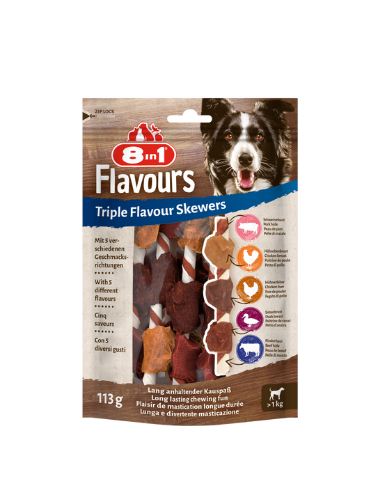8IN1 TRIPLE FLAVOUR SKEWERS 6ST
