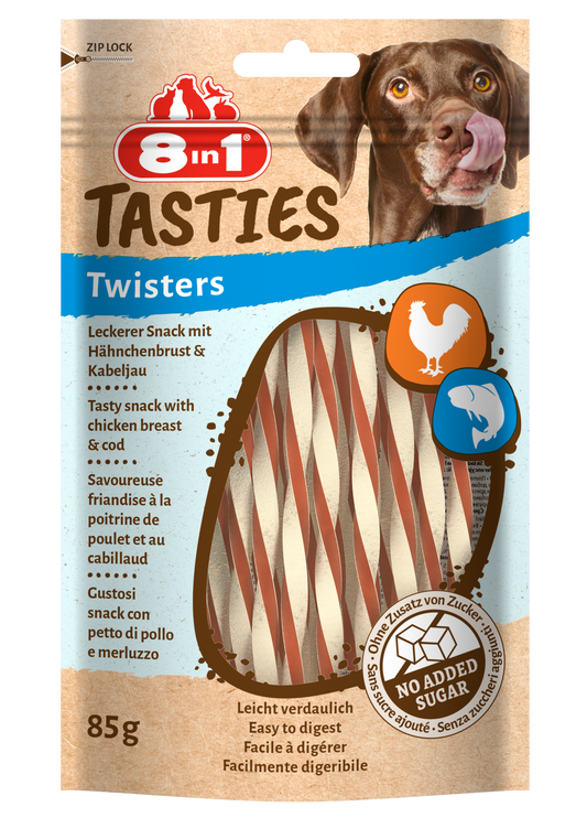 8IN1 TASTIES TWISTERS 85GR