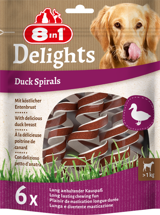 8IN1 DELIGHTS DUCK SPIRALS 6ST