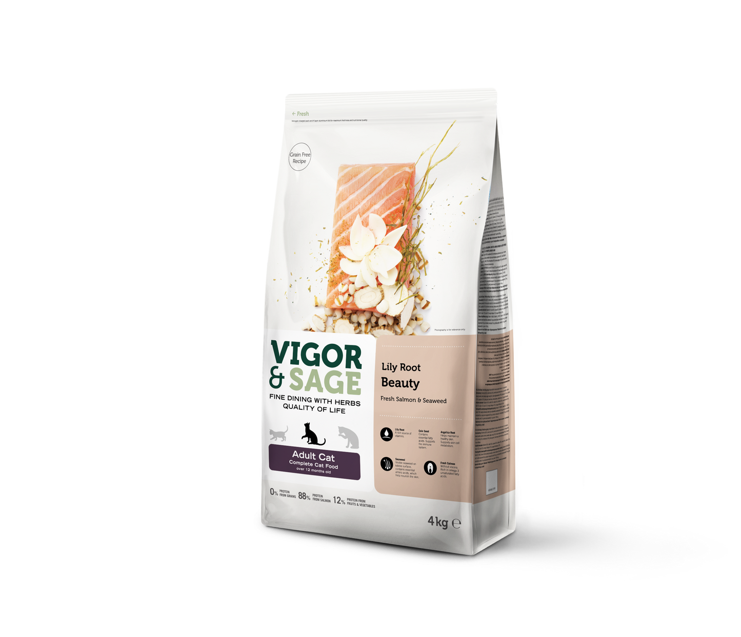 V&S CAT ADULT BEAUTY LILY ROOT 4KG