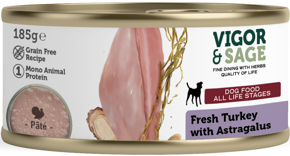 V&S DOG TURKEY ASTRAGALUS 185GR