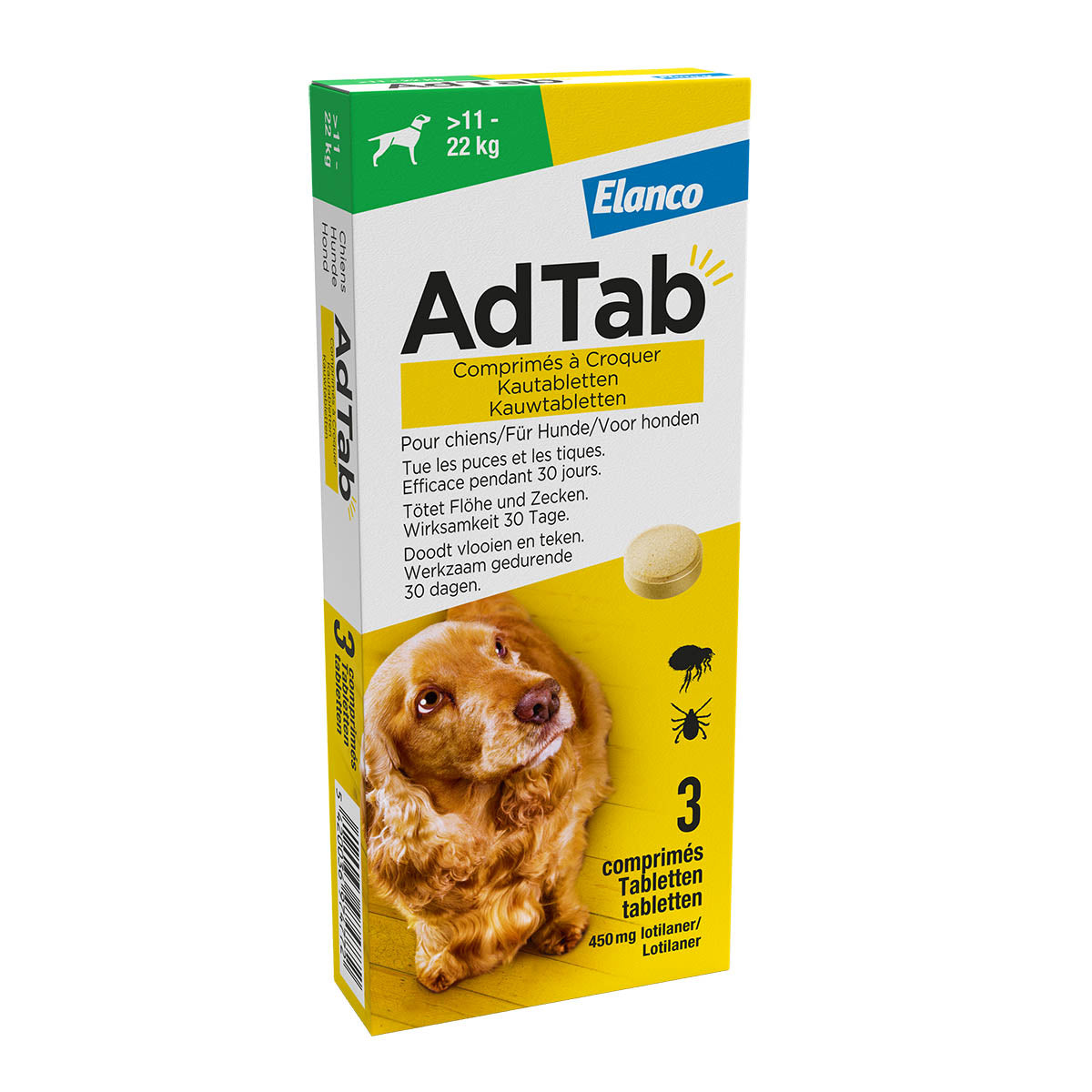 ADTAB HOND KAUWTABL >11-22KG 3TABL