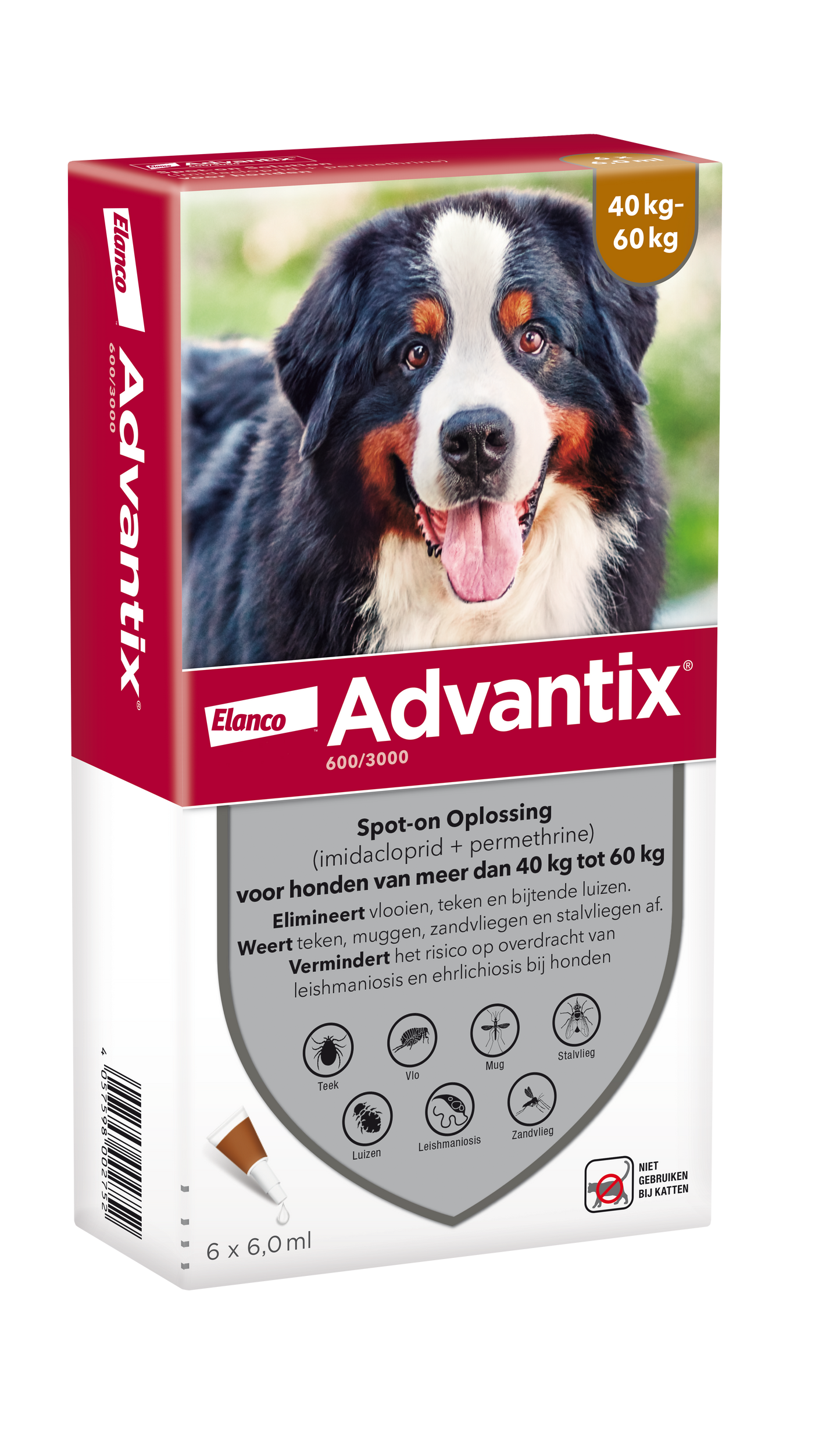 ADVANTIX SPOT-ON HOND 600 6PIP