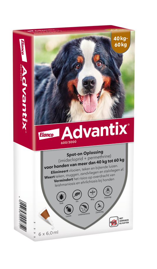 ADVANTIX SPOT-ON HOND 600 6PIP