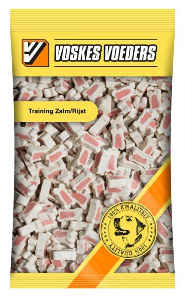 VOSKES TRAINING ZALM&RIJST 200GR