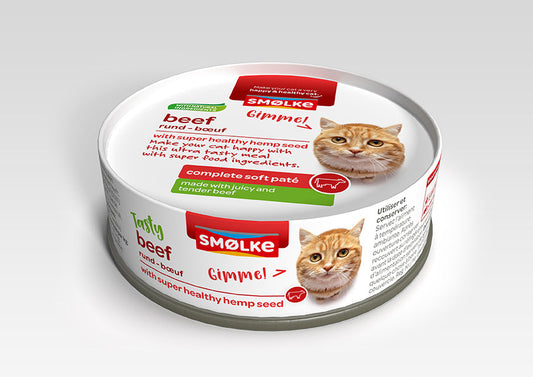 SMOLKE KAT SOFT PATÉ BEEF 80GR