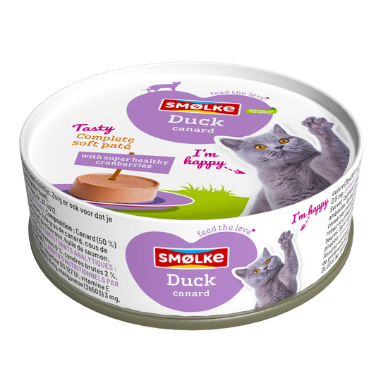 SMOLKE KAT SOFT PATÉ DUCK 80GR