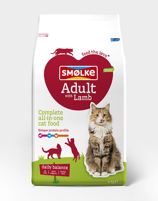 SMOLKE KAT ADULT LAMB 4KG