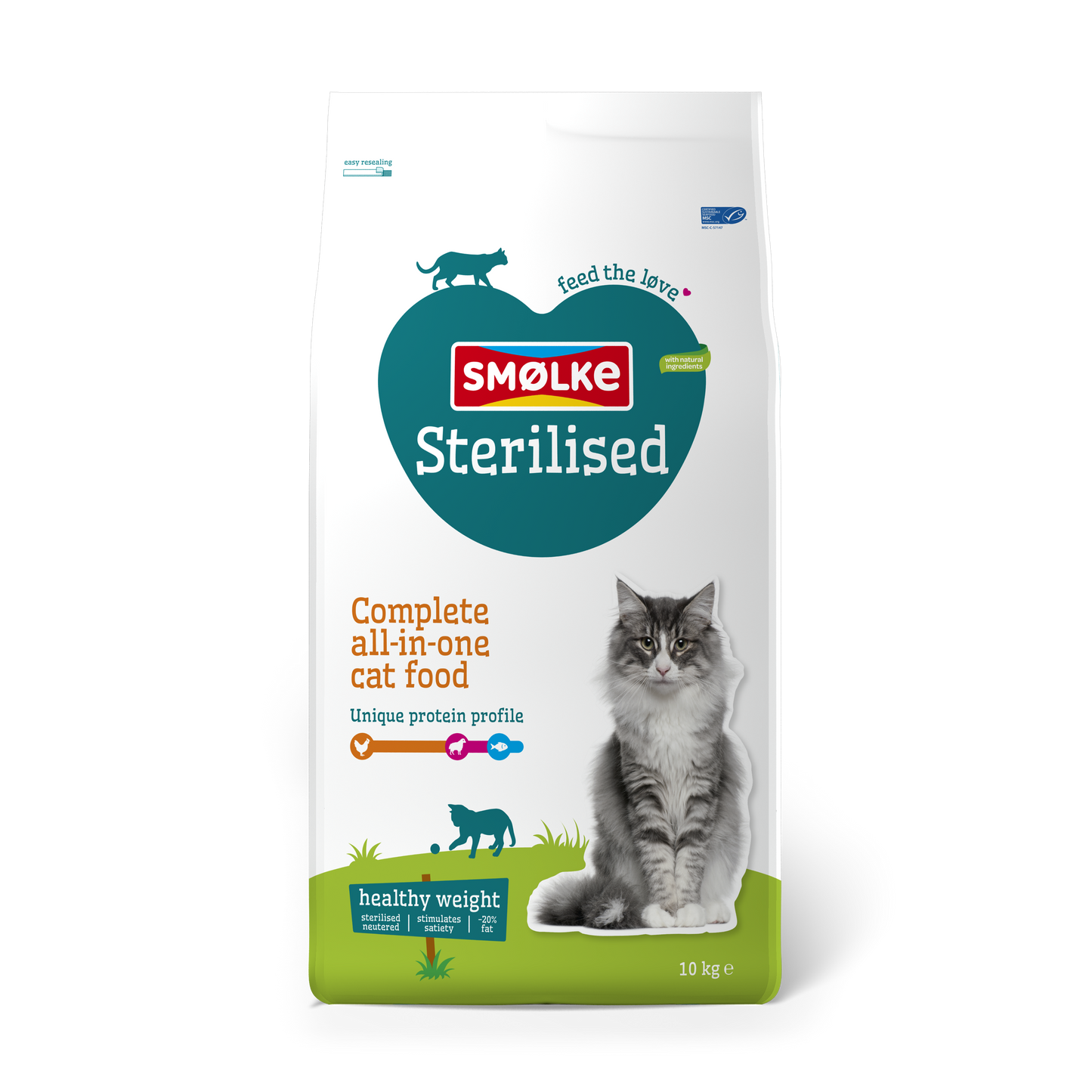 SMOLKE KAT STERILISED 10KG