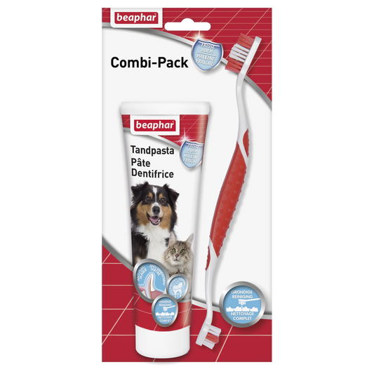 BEAPHAR TANDPASTA+BORSTEL PUPPY 1ST