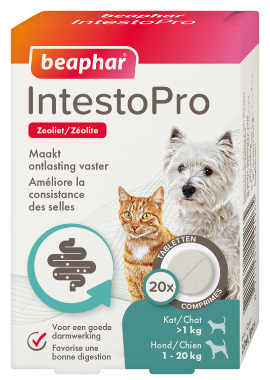 BEAPHAR INTESTOPRO HOND<20KG/KAT 20ST