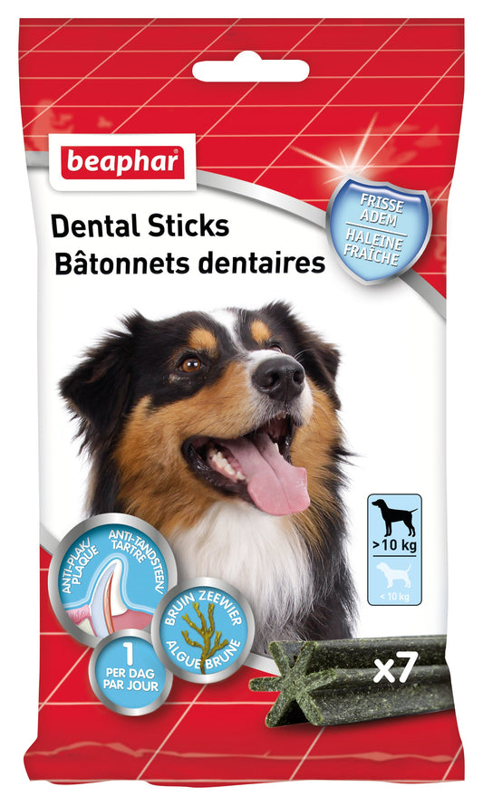 BEAPHAR DENTAL STICKS GR HOND 7ST