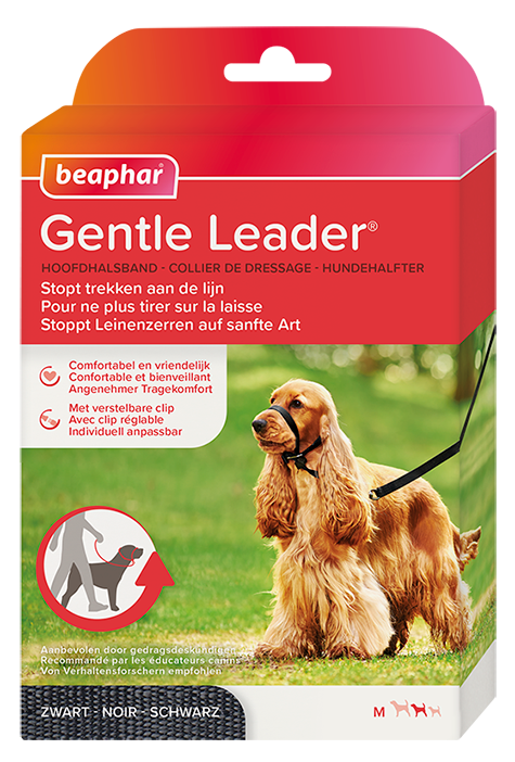 BEAPHAR GENTLE LEAD MEDIU ZWART 1ST