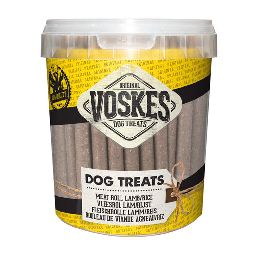 VOSKES VLEESROL LAM/RIJST 600GR