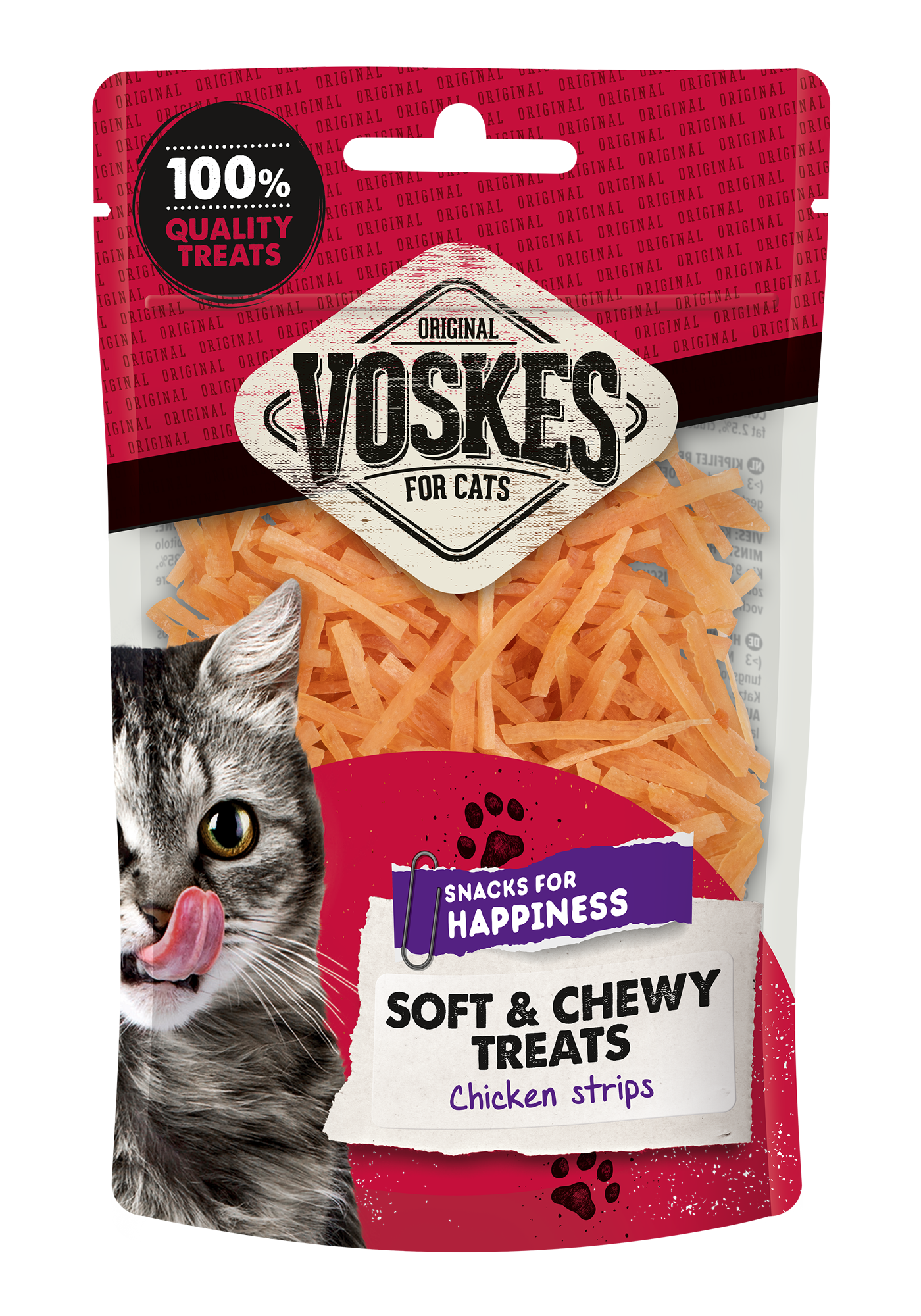 VOSKES KIPFILET REEPJES 60GR