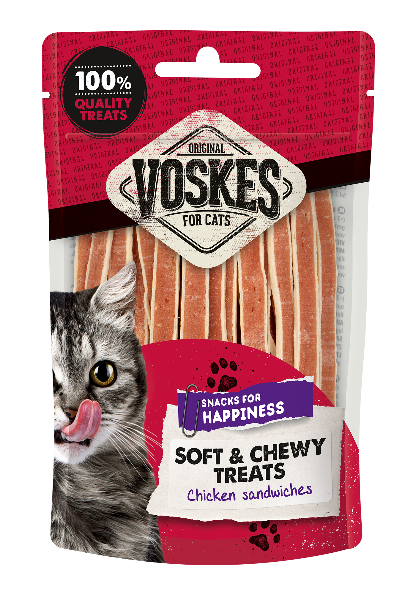 VOSKES KIP SANDWICHES 60GR