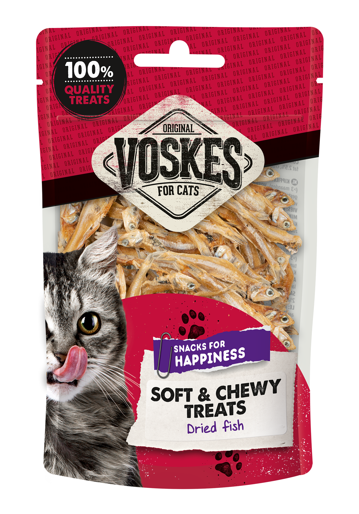 VOSKES GEDROOGDE VIS 60GR