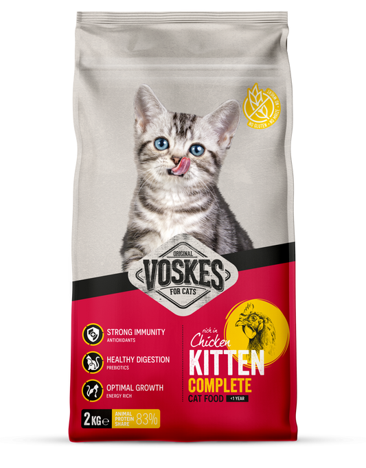 VOSKES BROK KITTEN KIP 2KG