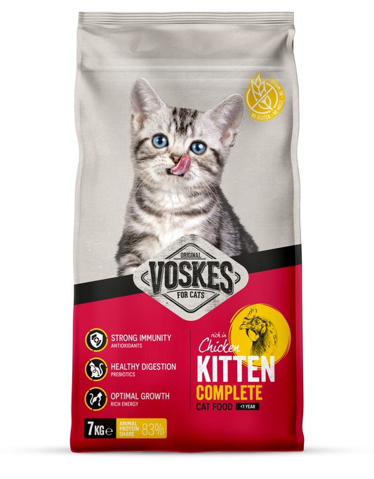 VOSKES BROK KITTEN KIP 7KG