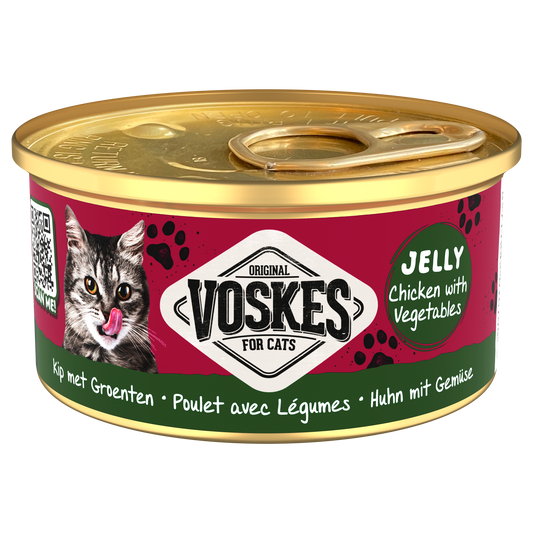 VOSKES GELEI KIP&GROENTEN 85GR