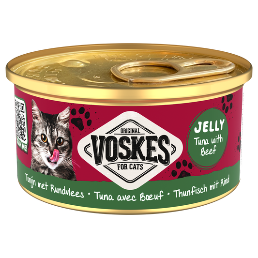 VOSKES GELEI TONIJN&RUNDVLEES 85GR