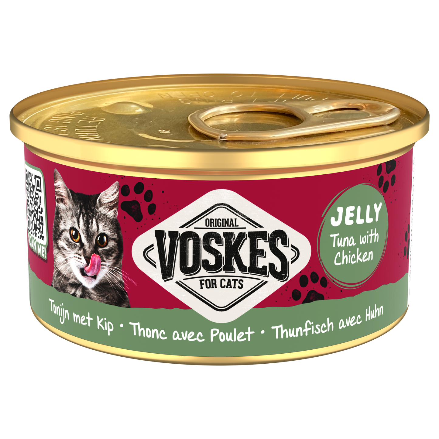 VOSKES GELEI TONIJN&KIP 85GR