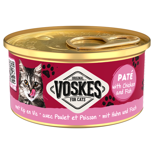 VOSKES PATÉ KIP&VIS 85GR