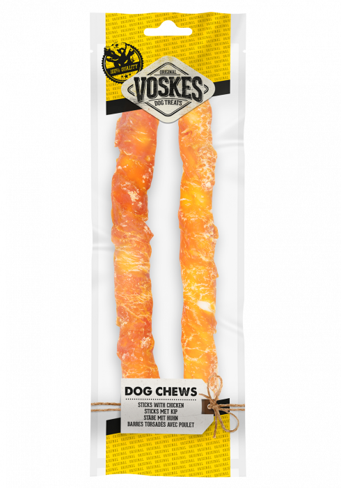 VOSKES STICK KIP 25CM 2ST