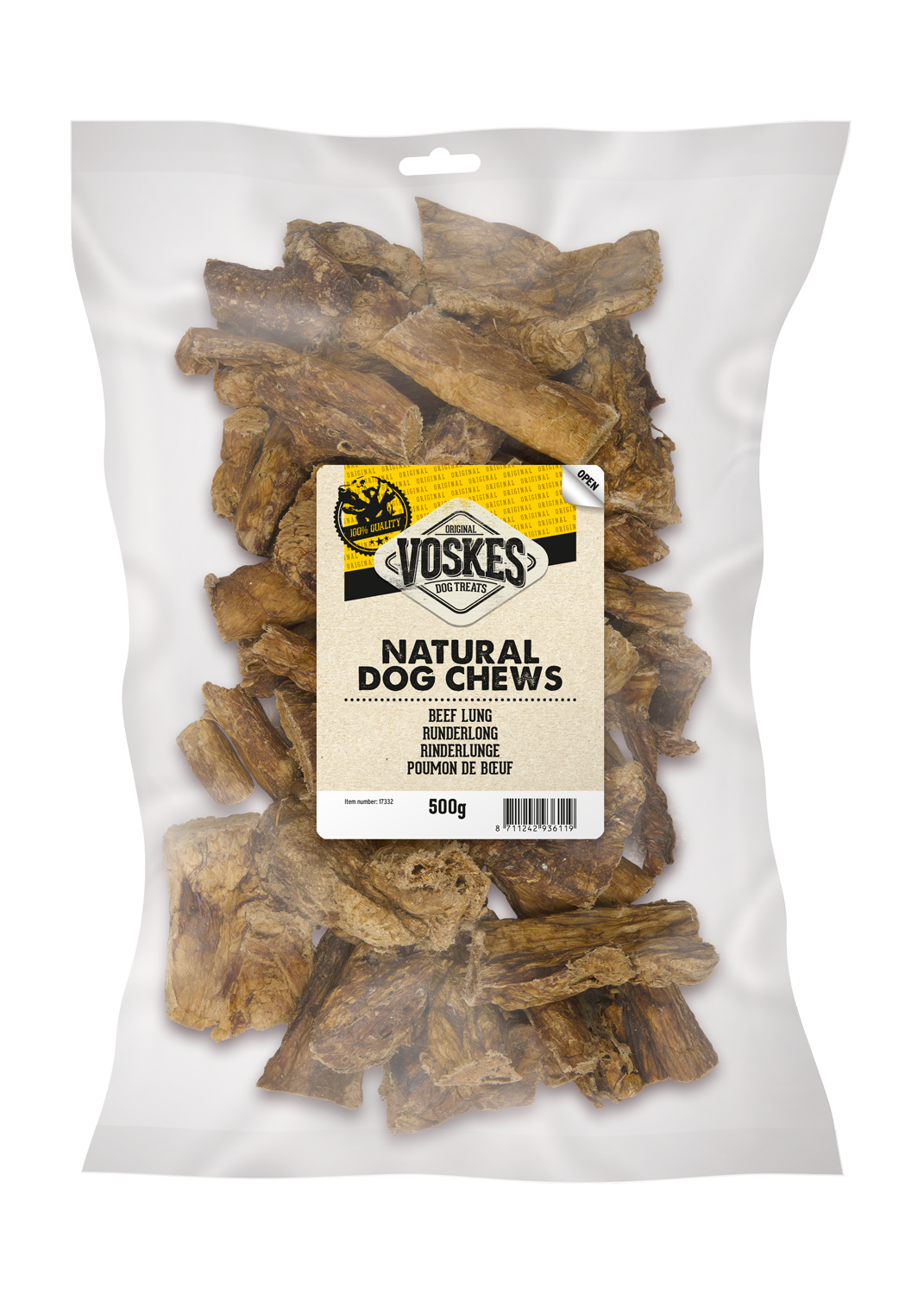 VOSKES RUNDERLONG 500GR