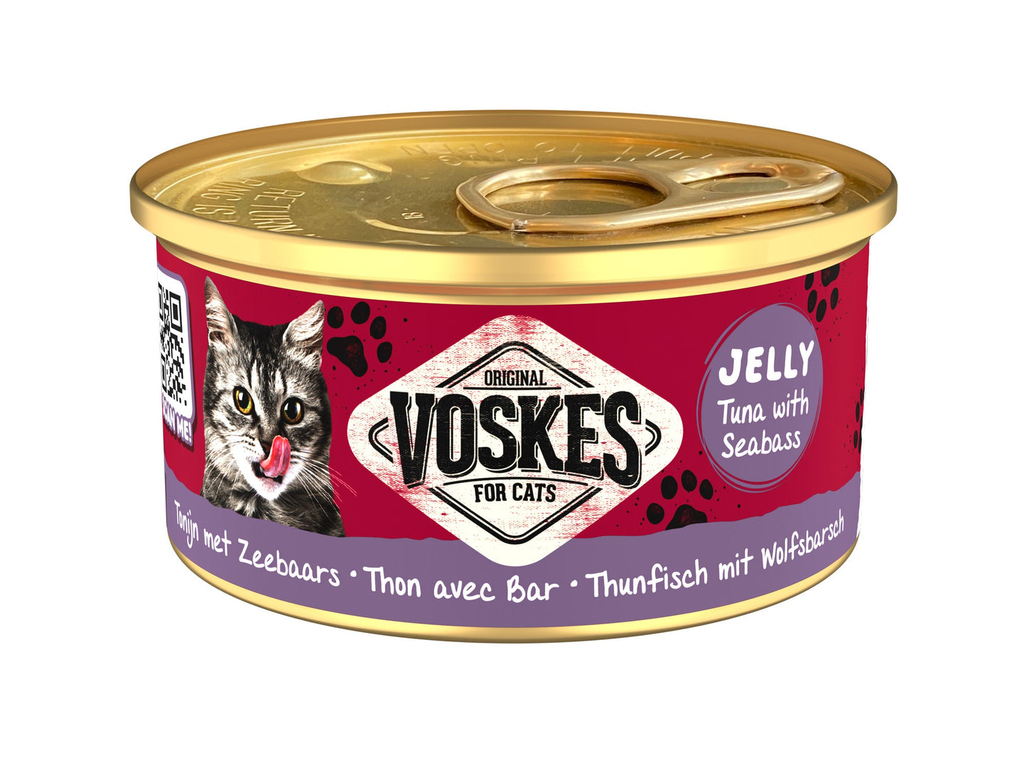 VOSKES GELEI TONIJN&ZEEBAARS 85GR