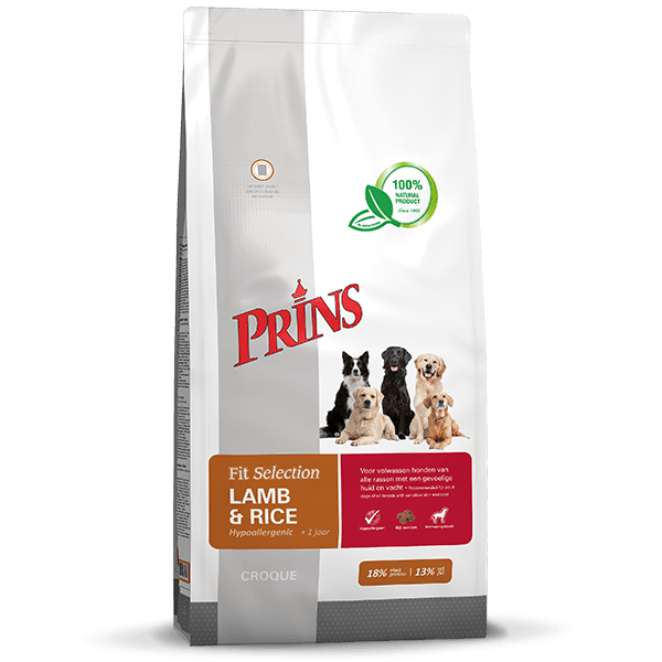 PRINS FS HOND LAM&RIJST 14KG