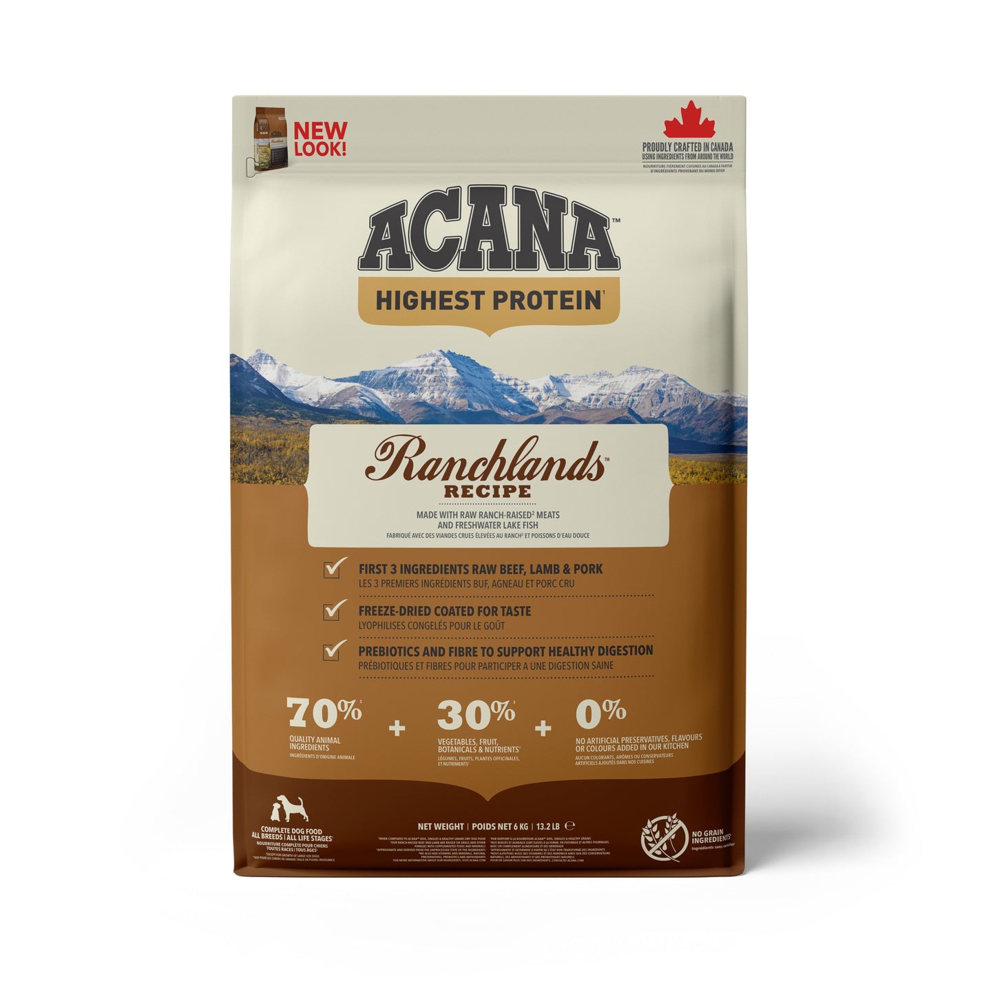ACANA HIGH PROT RANCHLANDS DOG 6KG