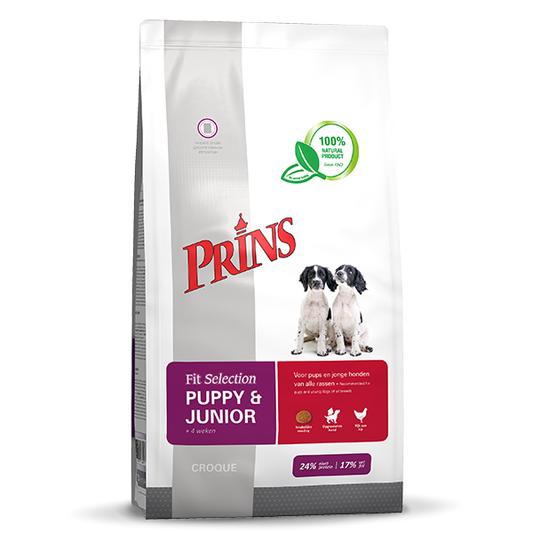 PRINS FS HOND PUPPY&JUNIOR 10KG