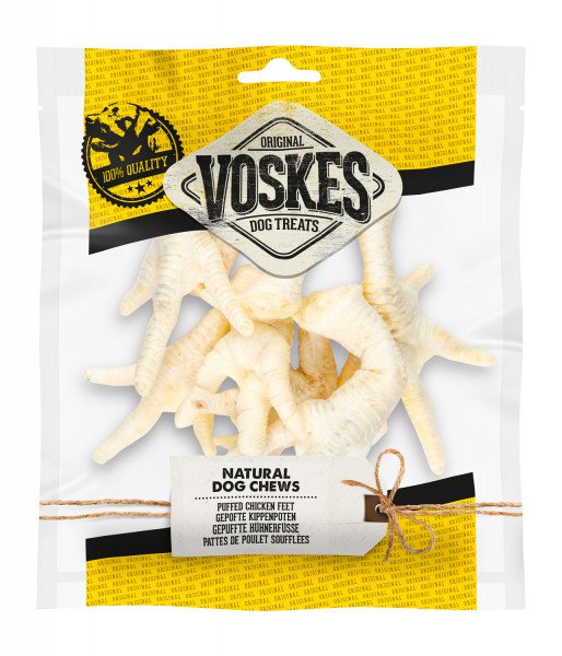 VOSKES GEPOFTE KIPPENPOTEN 100GR