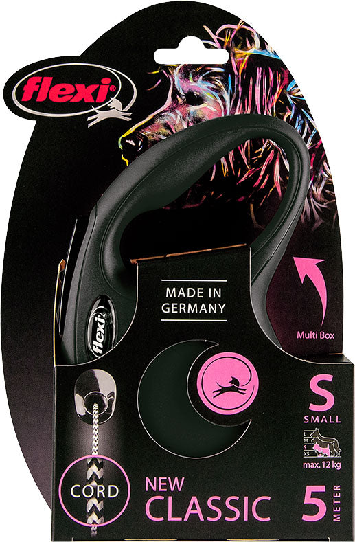 FLEXI ROLN CLS CORD S ZWART 5M 1ST