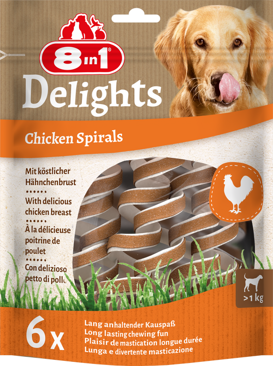 8IN1 DELIGHTS CHICKEN SPIRALS 6ST