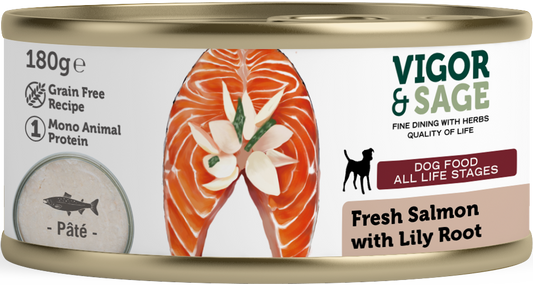 V&S DOG SALMON LILY ROOT 180GR